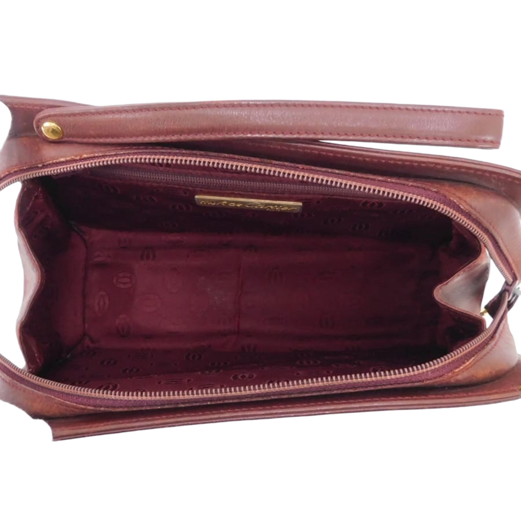 CARTIER Pochette cartier de la ligne must bordeaux
