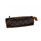 LOUIS VUITTON Trousse Ronde 23 pochette cylindrique, zip, tirette cuir