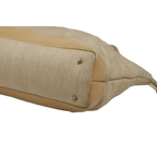 COURRÈGES Sac cabas beige Cg1735, grande capacité A4