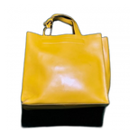 Furla Sac cabas en cuir jaune