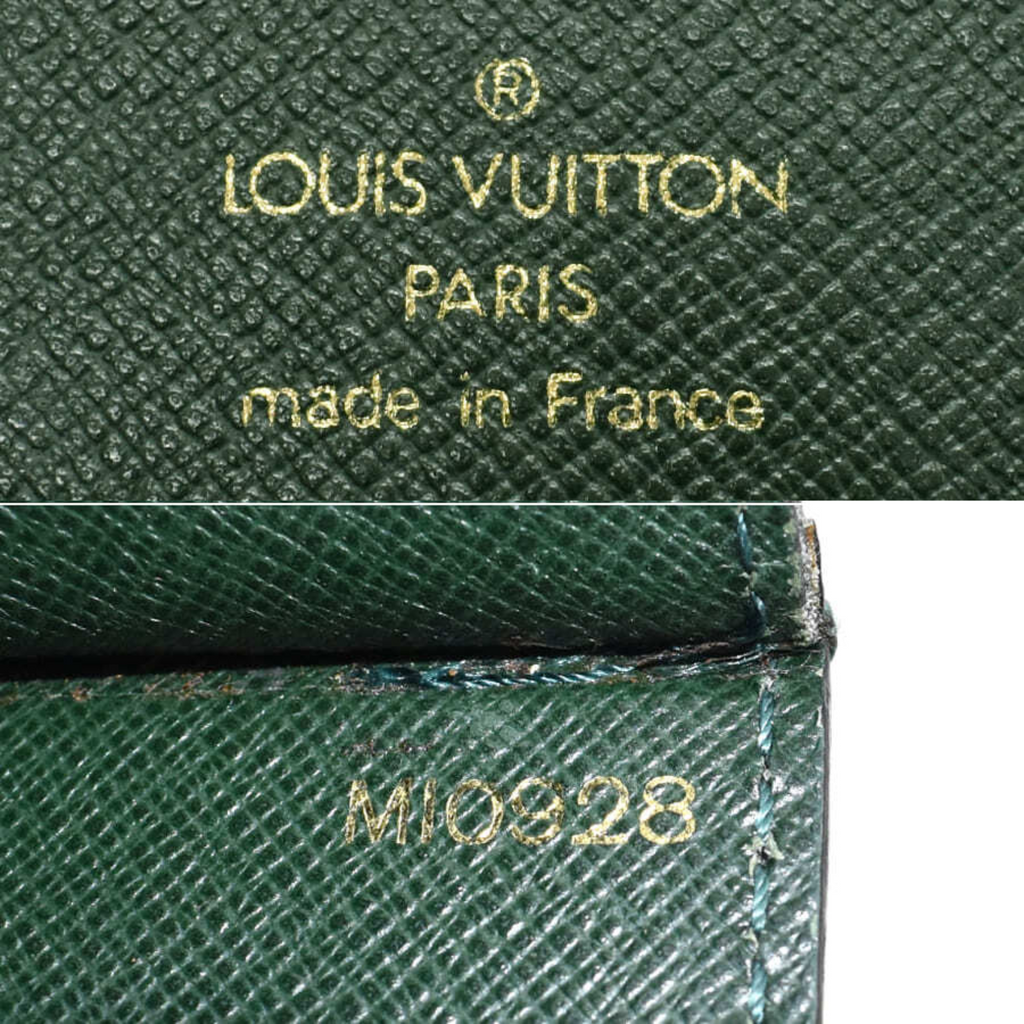 LOUIS VUITTON Porte-document LV Moscova vert taiga épicéa