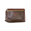 CELINE Pochette Celine en cuir PVC Macadam PM