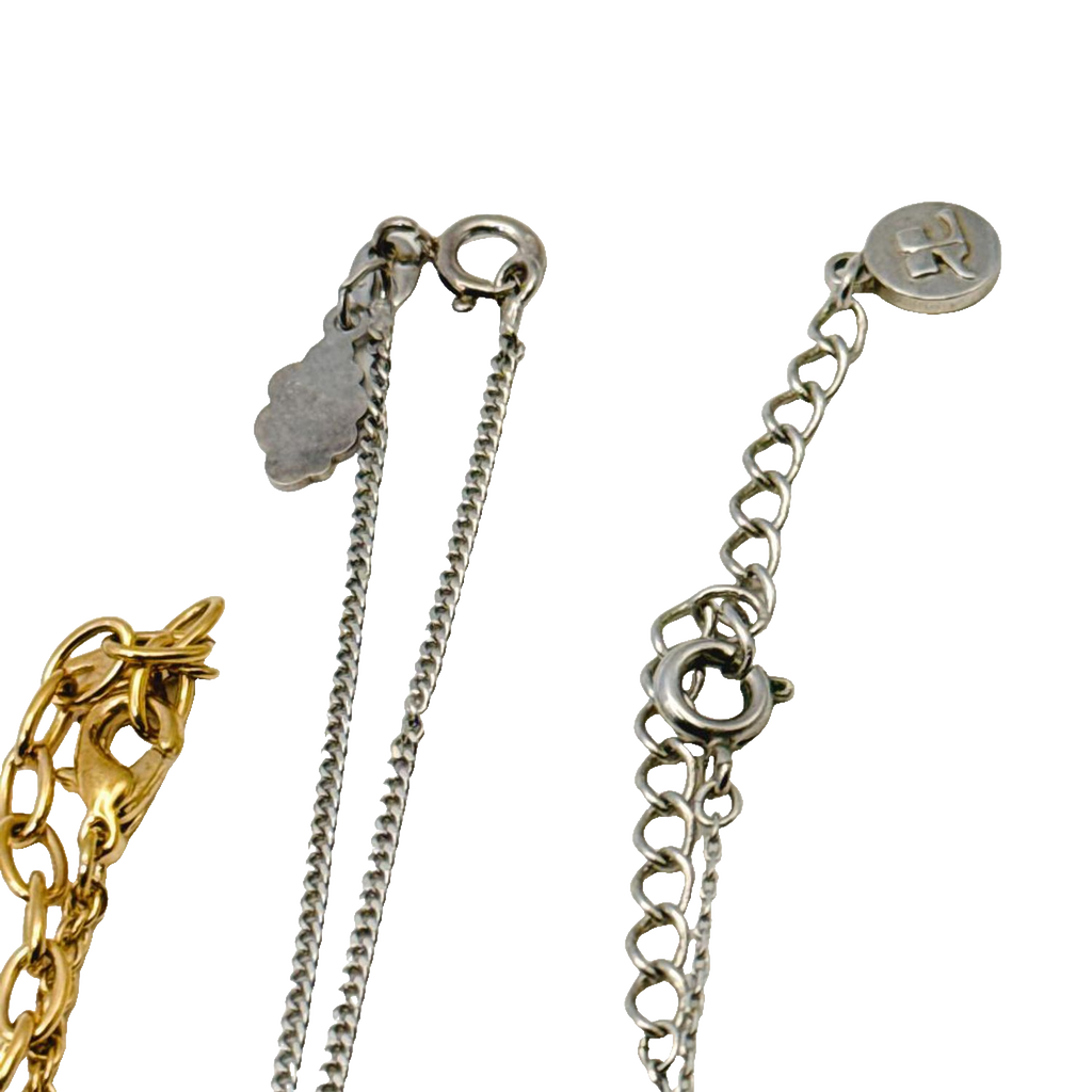 LOT DE 7 COLLIERS Nina Ricci & Courrèges (vendu à l'unité en live)