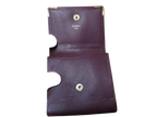 CARTIER Porte-monnaie compact cuir bordeaux