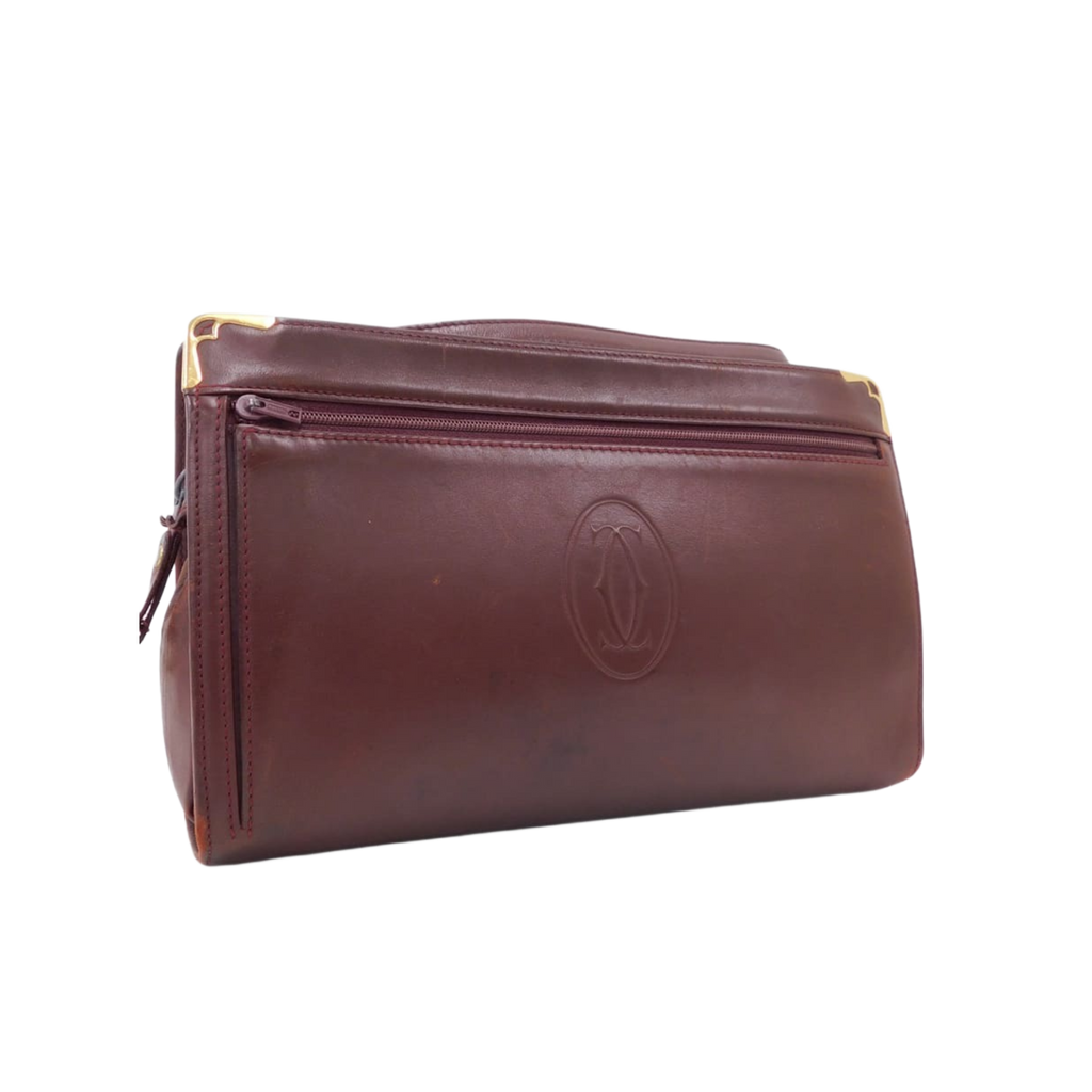 CARTIER Pochette cartier de la ligne must bordeaux