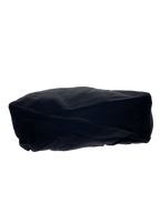 PRADA Milano Pochette nylon Re-Nylon noir plaque triangle argentée