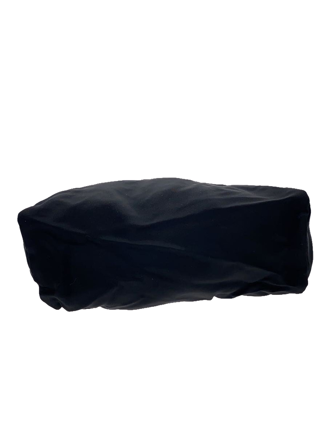 PRADA Milano Pochette nylon Re-Nylon noir plaque triangle argentée