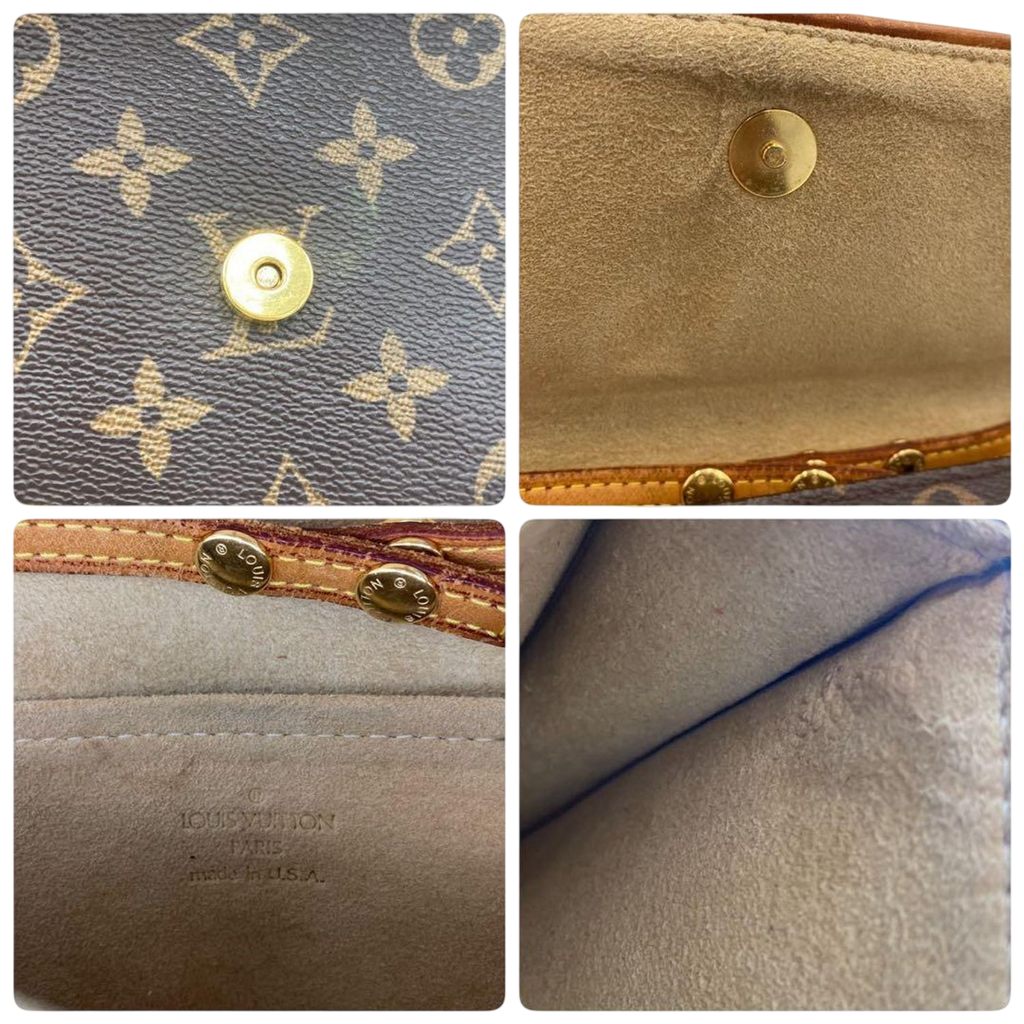 LOUIS VUITTON Monogram Wallet on Chain Pochette