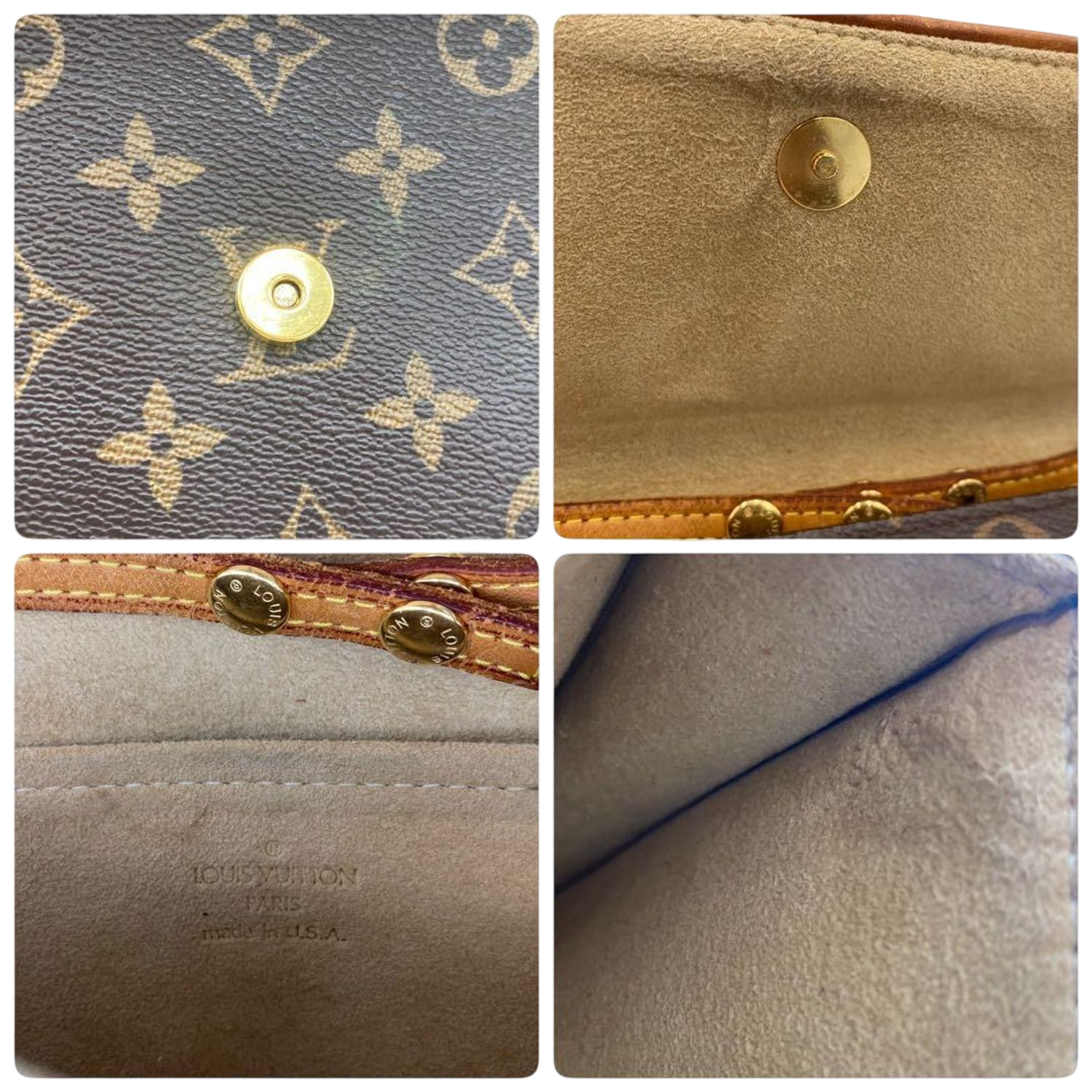 LOUIS VUITTON Monogram Wallet on Chain Pochette
