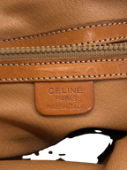 CÉLINE Paris Sac tote à main toile Macadam marron dôme