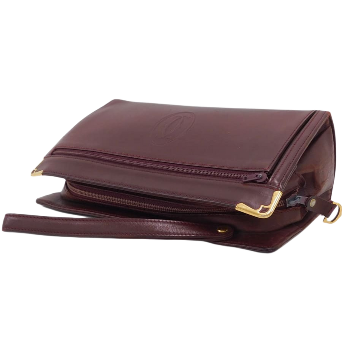 CARTIER Pochette cartier de la ligne must bordeaux