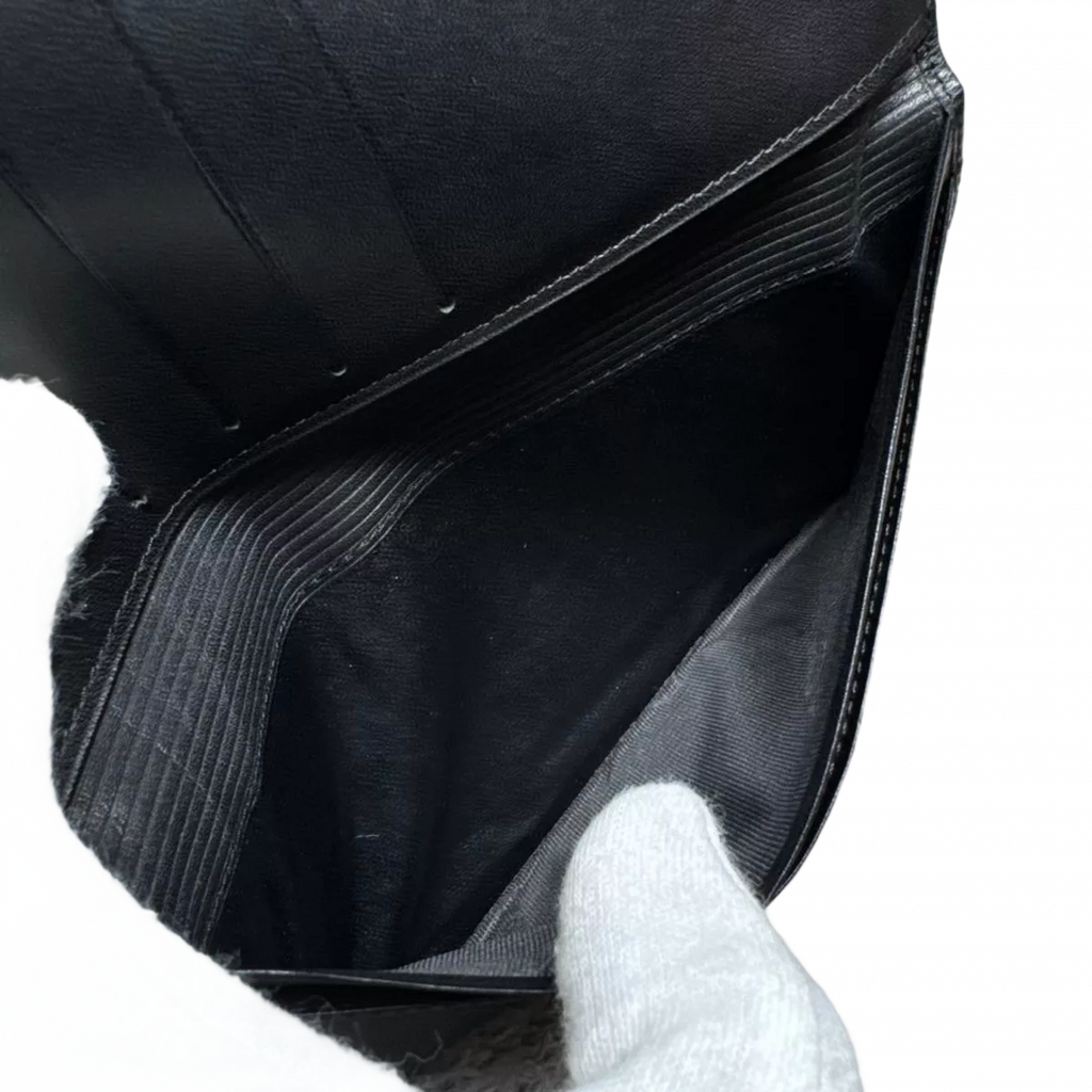 PIERRE CARDIN Portefeuille long Pierre Cardin cuir véritable noir wcarte