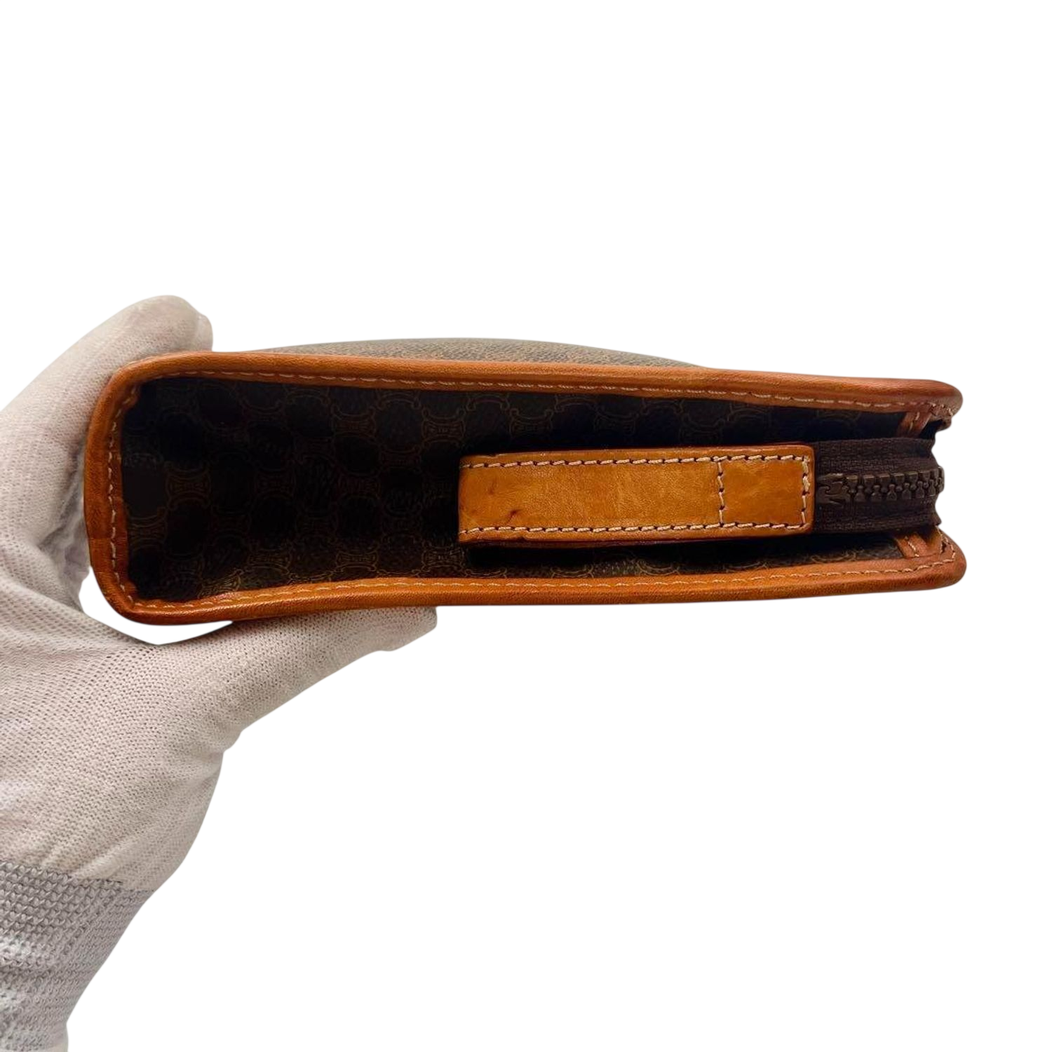 Celine Macadam Monogram Pouch Clutch Bag