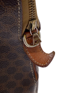 CÉLINE Paris Sac tote à main toile Macadam marron dôme
