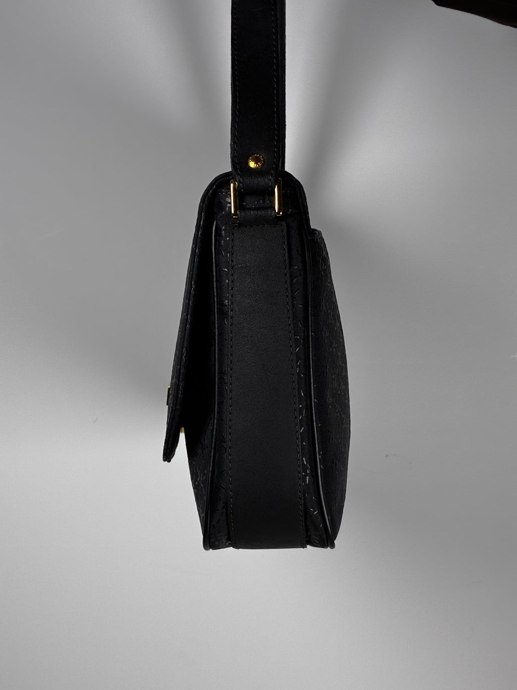 Courreges unisex satchel black/grey