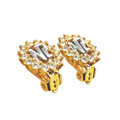 NINA RICCI Boucles d'oreilles Nina Ricci logo NR et strass