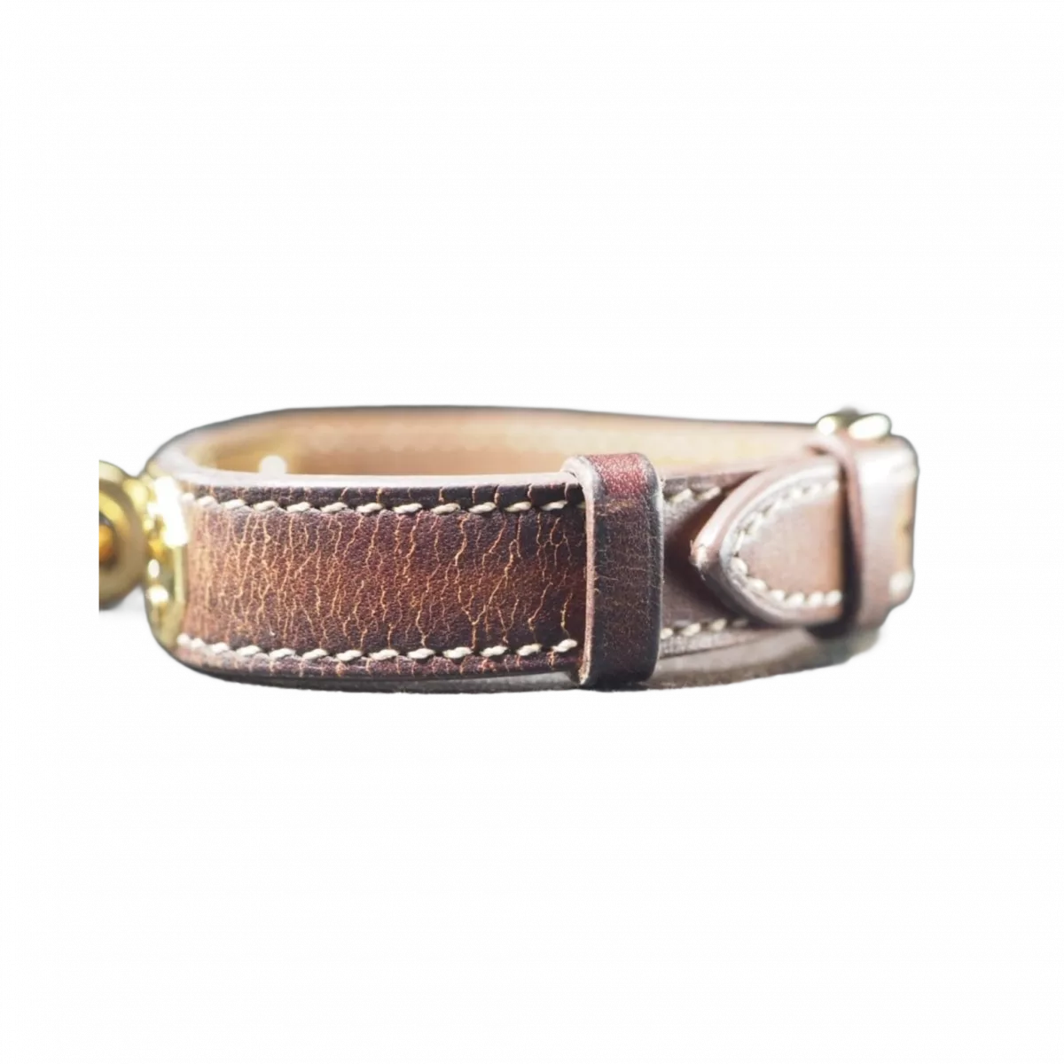 HERMÈS Montre HERMÈS Kelly  avec boite Quartz GP/bracelet cuir d'origine avec cadenas
