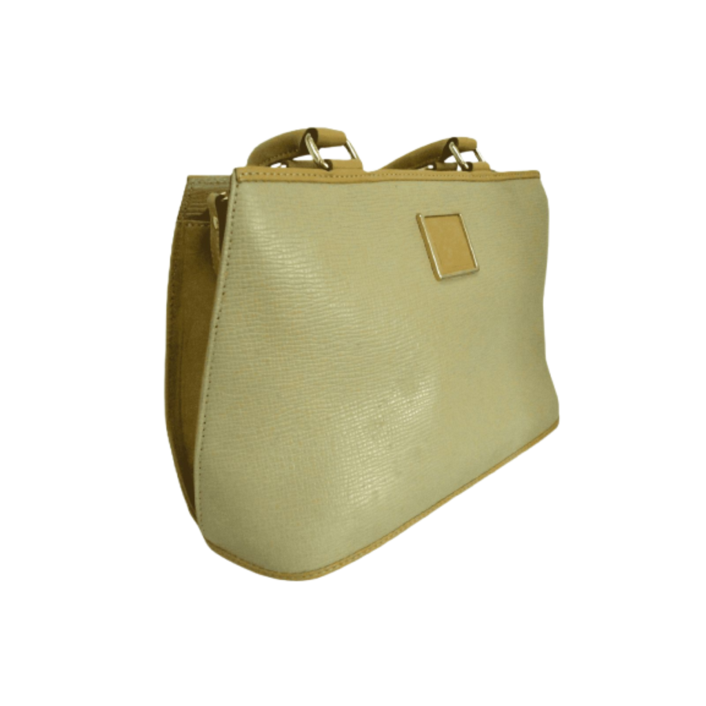 NINA RICCI Sac jaune logo carré mode alma