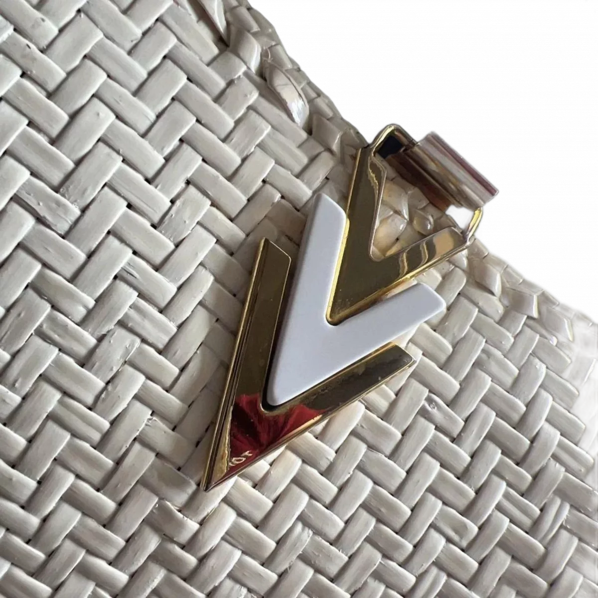 VALENTINO Sac panier blanc Mario Valentino