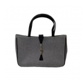 UNGARO Sac banane Ungaro gris et bijouterie croché