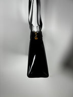 Salvatore Ferragamo Vara bag in black patent leather