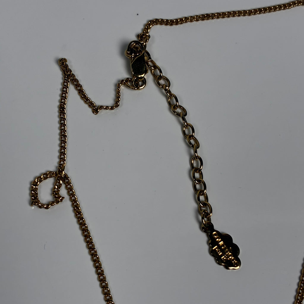 Courrèges Paris drop pendant necklace