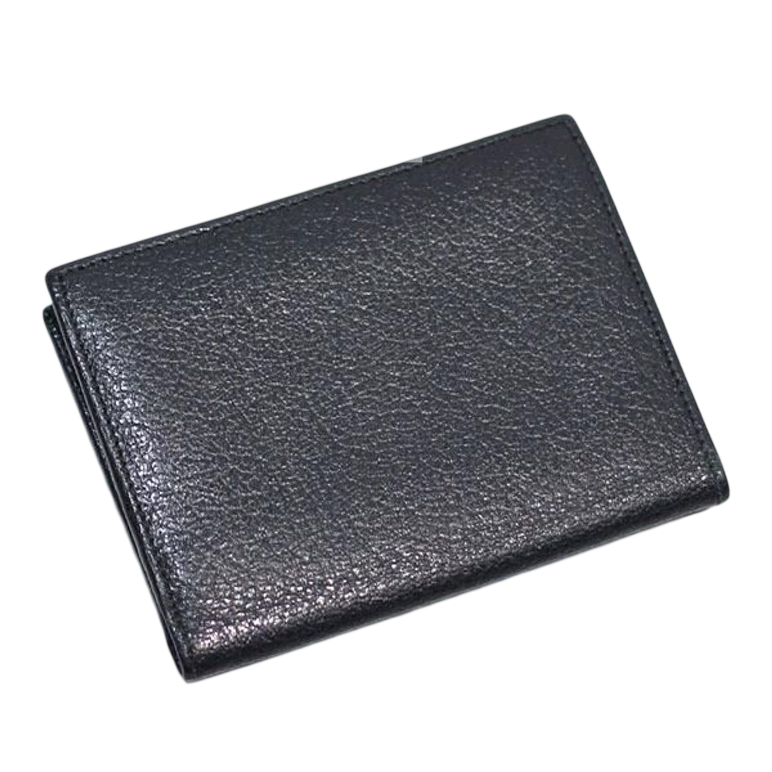 Salvatore Ferragamo Black Leather Bifold Wallet