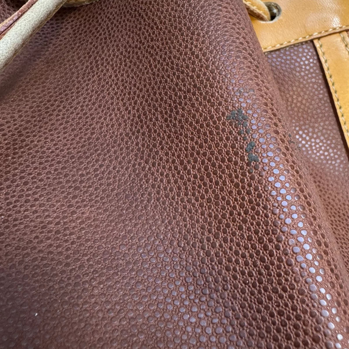 COURRÈGES Sac noé marron et cuir vachette