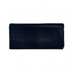 LOEWE Portefeuille long Loewe bleu sombre à rayure intérieur noir