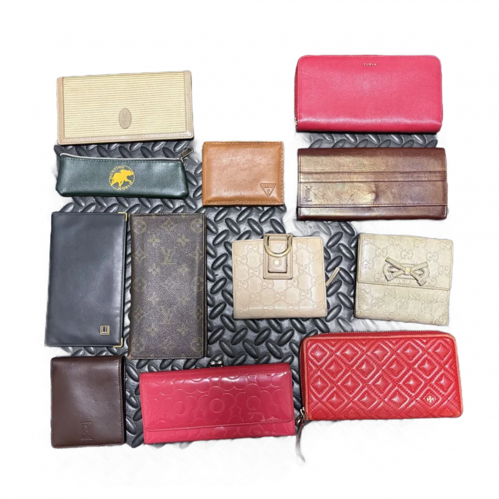 LOTX13 WALLETS MULTIMARQUE LV YSL PRADA GUCCI (à l'unité)