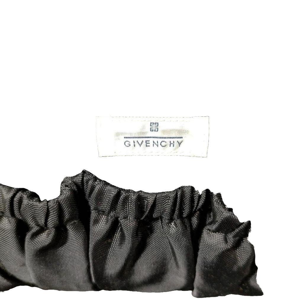 Givenchy Vanity Bag Black Rhinestone 4G Logo Jacquard Cosmetic Case