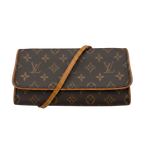 LOUIS VUITTON Monogram Wallet on Chain Pochette