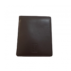 SAINT LAURENT Portefeuille YSL bordeaux logo & porte-carte