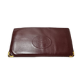 CARTIER Portefeuille long Cartier Must Line, porte-billets, Bordeaux