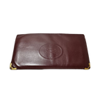 CARTIER Portefeuille long Cartier Must Line, porte-billets, Bordeaux