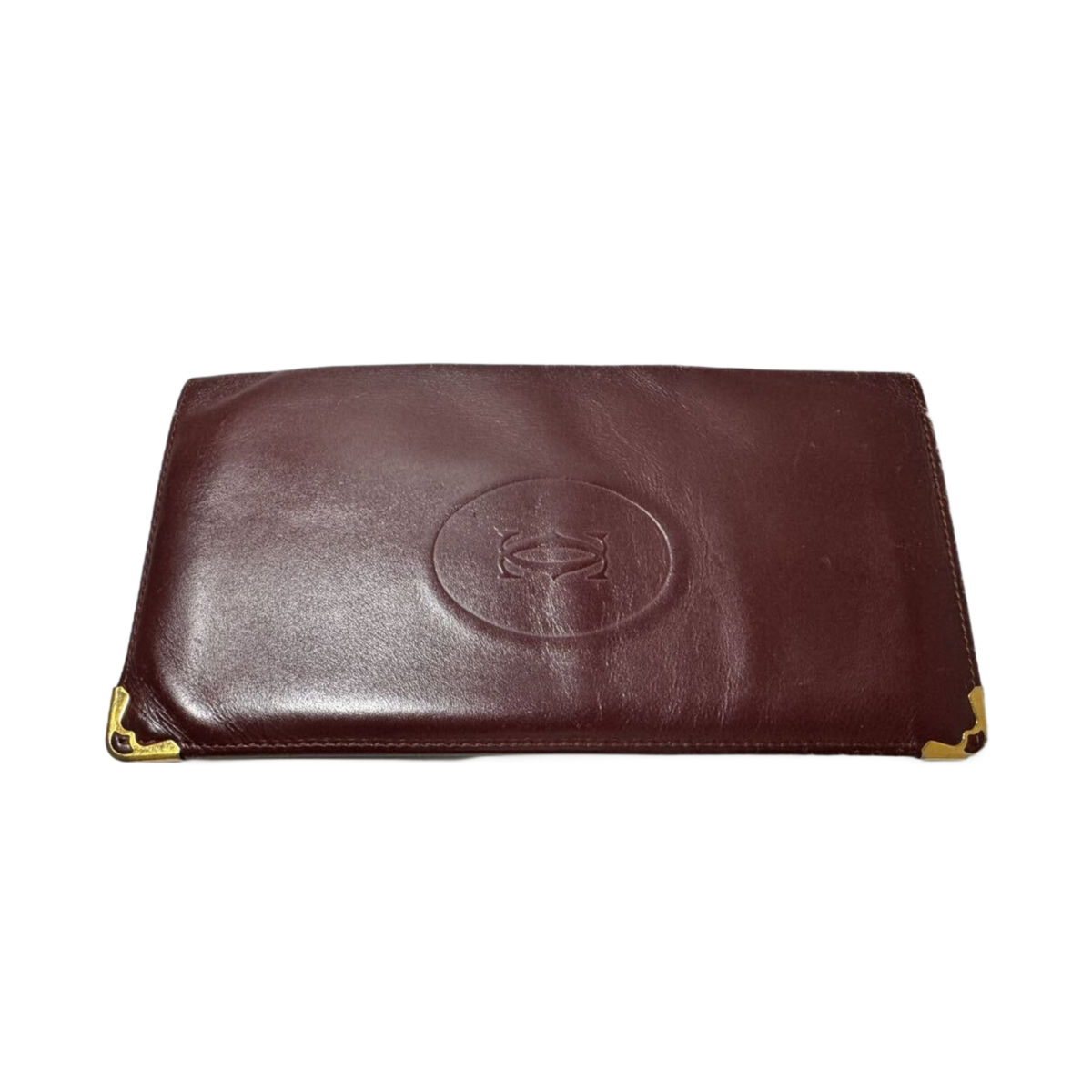 CARTIER Portefeuille long Cartier Must Line, porte-billets, Bordeaux