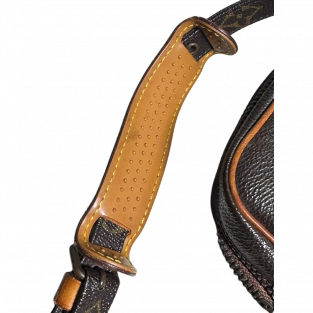 LOUIS VUITTON Amazone PM petite besace carrée, poche avant, bandoulière ajustable