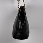 Emanuel Ungaro Ostrich Effect Leather Tote Bag