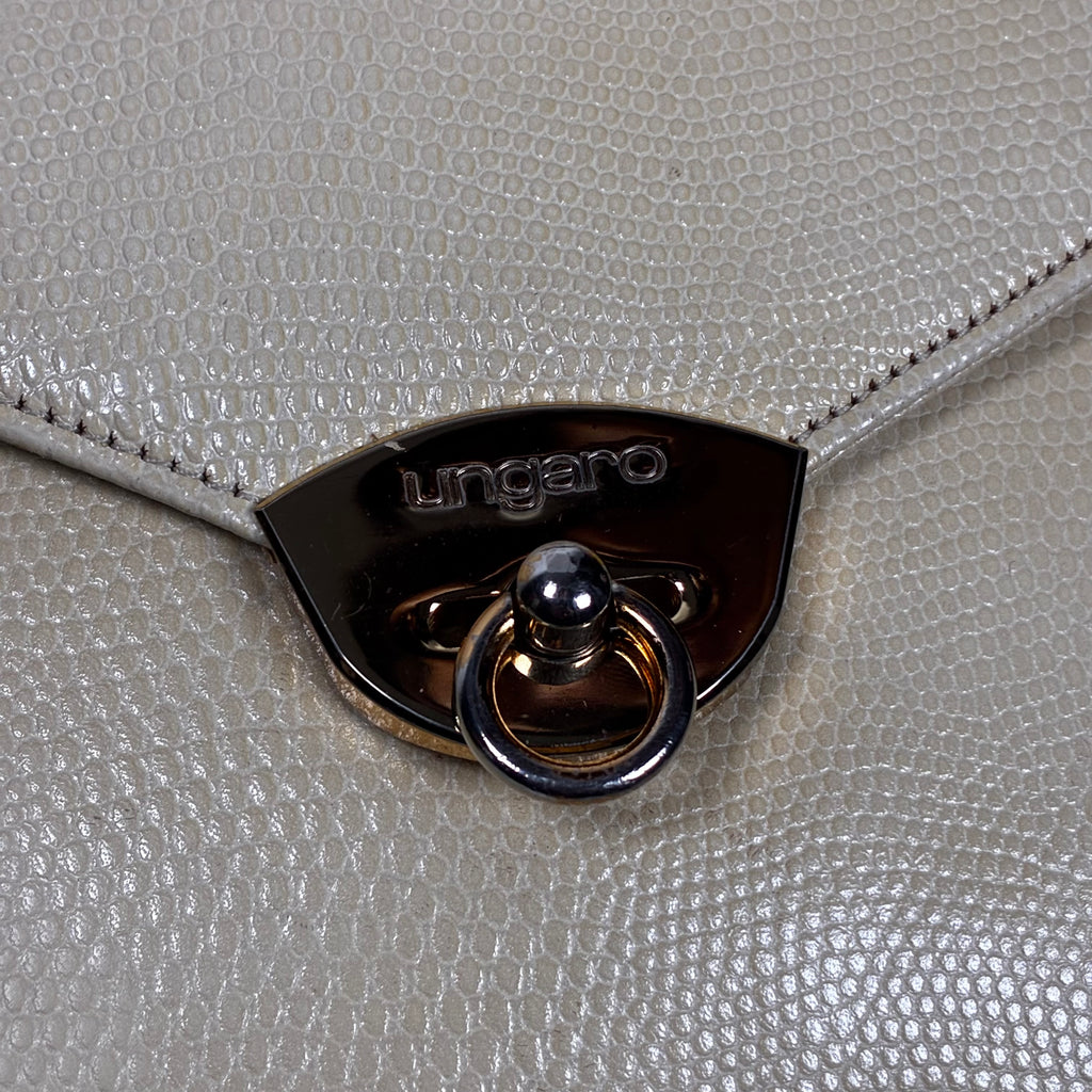 Ungaro beige and gold city bag
