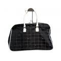 COURRÈGES Sac Boston Courrèges Y2K Noir blanc carreaux Grande Capacité