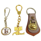 Assorted Brand Keychain Lot: Rawhide, CH, Dooney & Bourke, Trussardi, Firenze