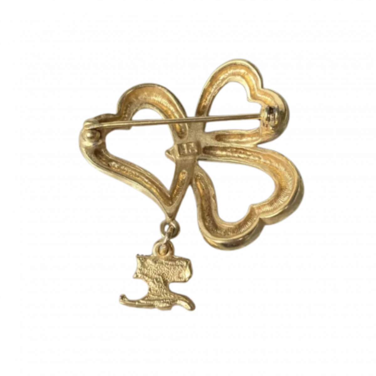 COURRÈGES Broche Courrèges 3 coeur doré 078E00 Occasion