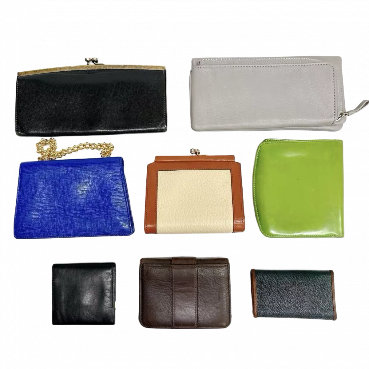 LOTX24 sacs et portefeuilles multimarque de luxe chloé,courreges,givenchyect (à l'unité)