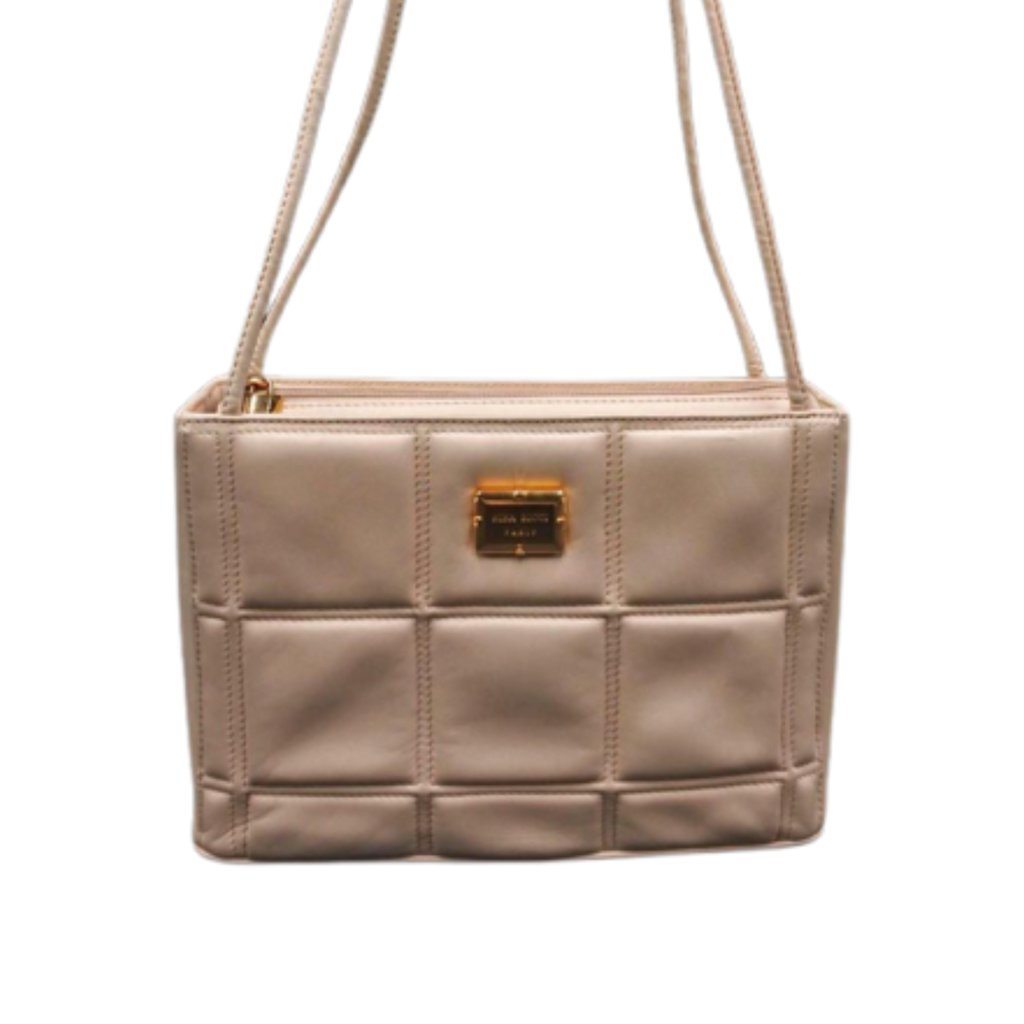 NINA RICCI Sac matelassé bandoulliere  intégral marron beige Femme