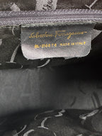 Salvatore Ferragamo Vara bag in black patent leather