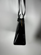 Salvatore Ferragamo Vara bag in black patent leather