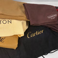 Luxury brand dustbag lot