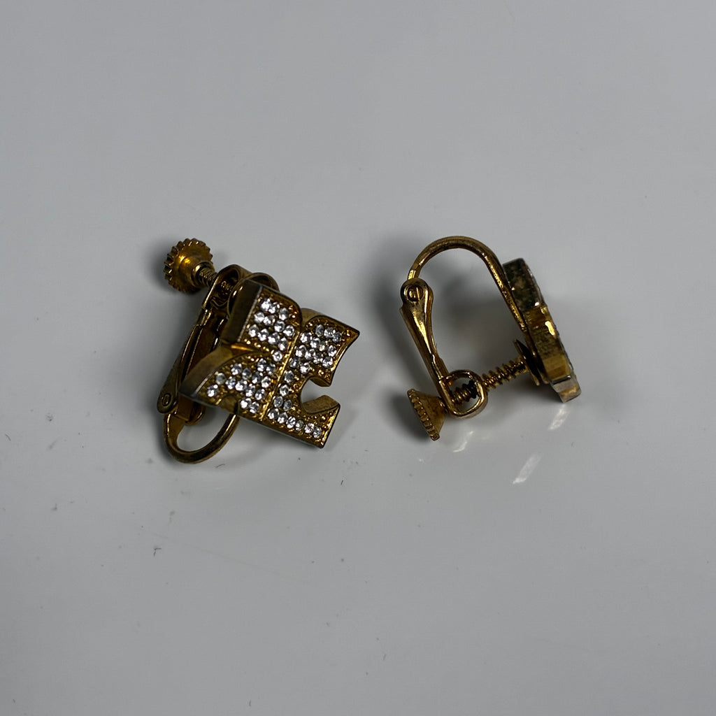Courrèges Paris AC clip earrings
