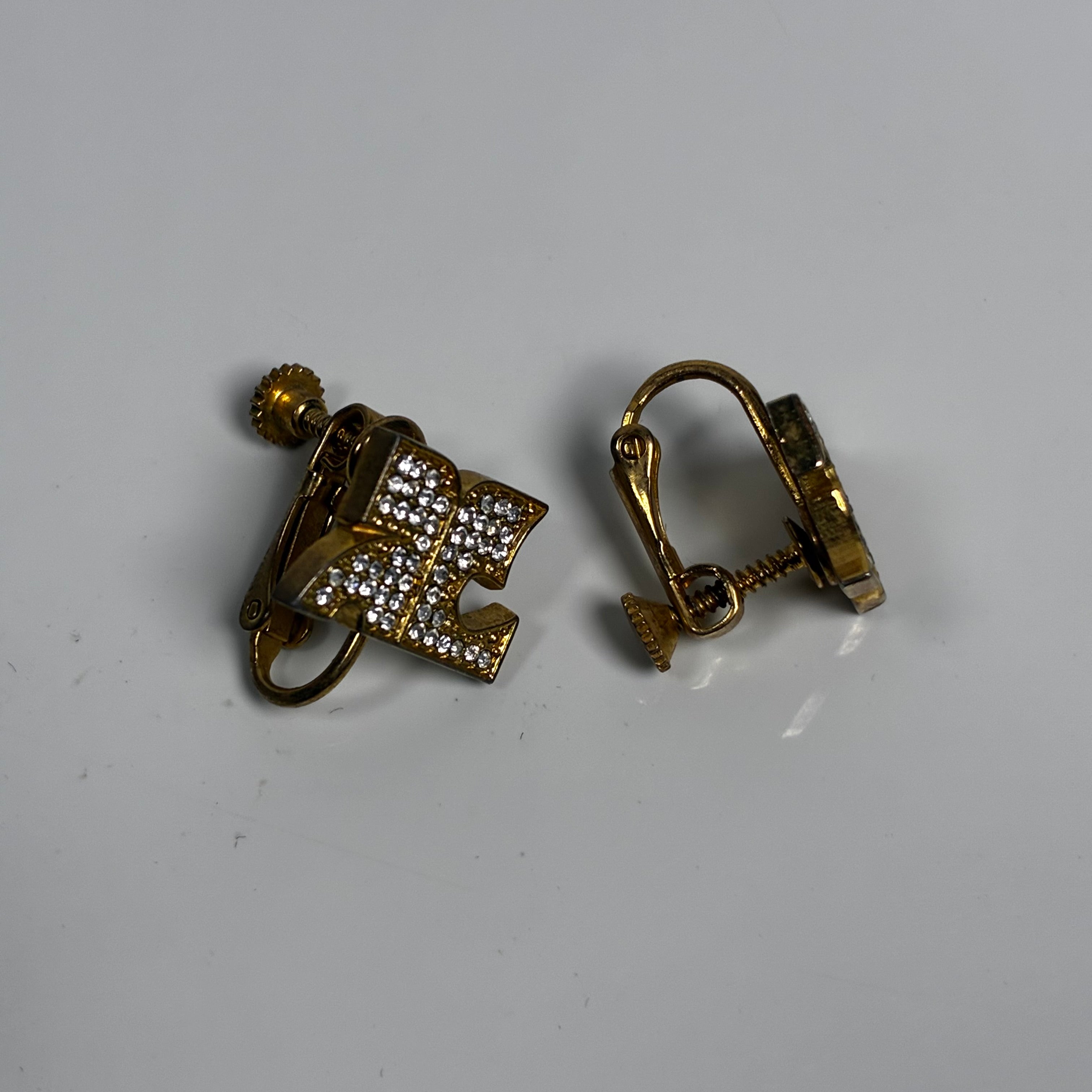 Courrèges Paris AC clip earrings