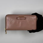MIU MIU Portefeuille rose multifonction
